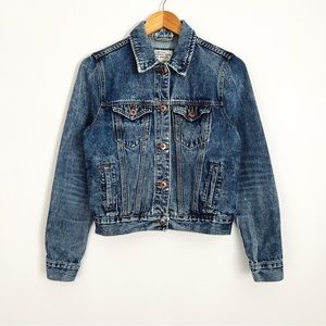 Forever 21 Button-Front Blue Denim Jacket | Size S